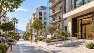 Edificios residenciales en proceso de rehabilitación, con mejoras de accesibilidad y eficiencia energética